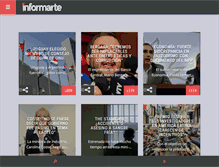 Tablet Screenshot of informarte.com.uy